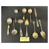 (10) Sterling Silver Spoons