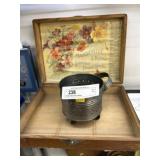 Vintage Seed Box w/ Strainer