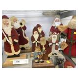 Wooden Santa Figure