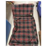 Vintage Car Sac Plaid Suitcase
