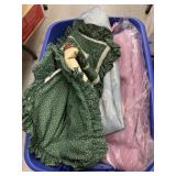 Vintage Blankets & Soft Good In Tub