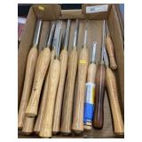 12 Vintage Wood Chisels