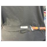 Curved Machete In Holster