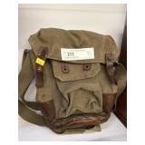 Vintage Army Gas Mask Bag