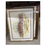 2 Vintage Framed Picture