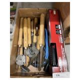 Wood Chisels & Other Tools, etc.