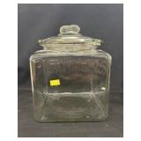 Planters Peanut Glass Canister