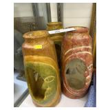 Made in Mexico Pottery Candleholders