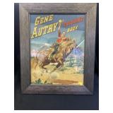 Framed Gene Autry Coloring Book