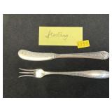 Sterling Silver Fork w/ Knife