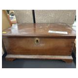 Antique Miniature Blanket Chest w/ Inside Box