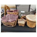 5 Longaberger Baskets