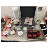 Lot of Fountain Pen Collector Case, Pewter Mug