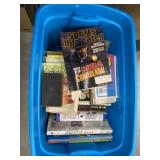 Cookbooks, Collector Books in Tub, etc.