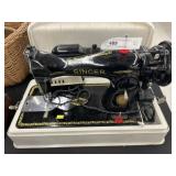 Vintage Black Singer Sewing Machine