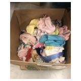 Box of Dolls & Clothing