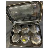 Antique Japanned Spice Box