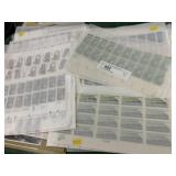 Tray of Unused US Postage