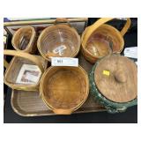 6 Longaberger Baskets