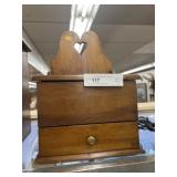 Lift Lid Dove-Tailed Hanging Shelf