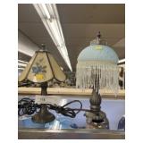 Small Slide Glass & Other Table Lamp