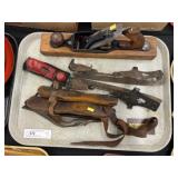 Vintage Ice Skates & Block Planes