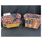 (5) USA Theme Longaberger Baskets