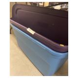 2 Rubbermaid Tubs w/ Lids