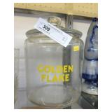 Golden Flake Cookie Jar
