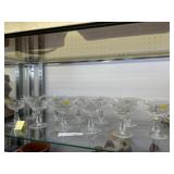 (11) Waterford Crystal Pedestal Glasses