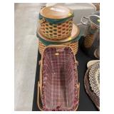 3 Longaberger Baskets