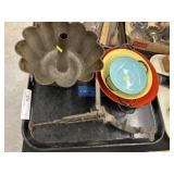 Cedar Cake Plate & Enamelware