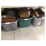 3 Tubs of Empty Jewelry Boxes