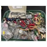 Tray of Costume Jewelry