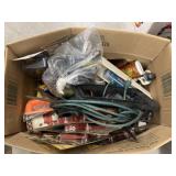 Box of Tools, Extension Cords, etc.