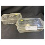 2 Covered Refrigerator Dishes