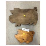Pig Form Cutting Boards
