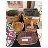 5 Longaberger Baskets