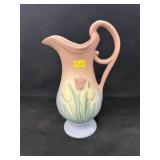 Hull Tulip Pattern Pitcher Pottery