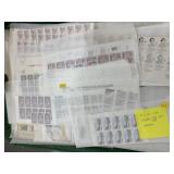 Tray of Unused US Postage