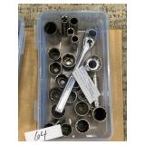 1/2" Drive Craftsman Ratchet w/ Asst. Sockets
