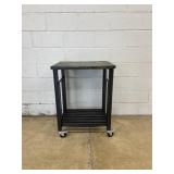 Tile Top Table on Casters