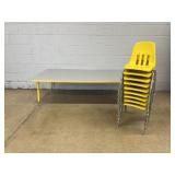 School Table and Chair Set