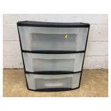 Sterilite 3-Drawer Plastic Storage Unit