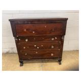 Mahogany Four-Drawer Dresser
