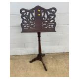 Ornate Wooden Sheet Music Stand