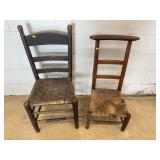 Wooden Ladder-Back Chairs