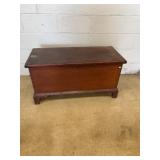 Vtg. Blanket Chest with Hinged Lid