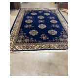 Roubaix Belgium Blue Area Rug