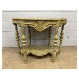 Painted Wood Oval Occasional Table